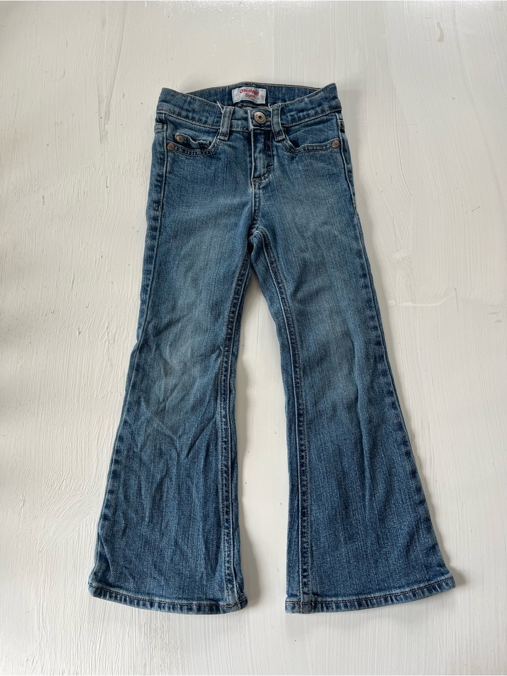 OshKosh B'gosh Denim Flared Wide-Leg Jeans in Blue